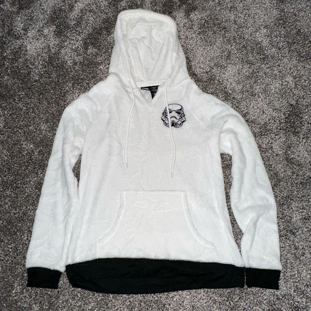 Star Wars White and Black Stormtrooper Hoodie